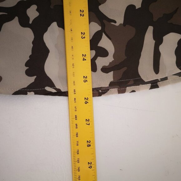 FDJ French Dressing Jeans Ladies Camo Print Size 10 Blouse - Picture 12 of 12